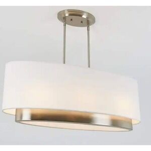 Artika Andalee Oval Contemporary Chandelier - Brushed Nickel (model ANOV-RN)
